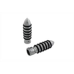 PartzBiz HD VT28-0588 - V-Twin 28-0588 Chrome Billet Rocket O-แหวนสไตล์Handlebar Grips Harley 82-17 PartzBiz HD VT28-0588 - V-Twin 28-0588 Chrome Billet Rocket O-แหวนสไตล์Handlebar Grips Harley 82-17