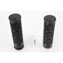 PartzBiz HD VT28-0871 - V-Twin 28-0871 คันเร่งแบบเรทโทรด้วยชุดกริ๊ปลวด สีดำ Harley FLT FLST FXST 08-Up best new replacement upgrade chopper Bobber classic vintage