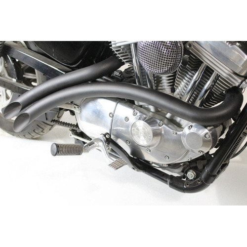 PartzBiz HD: 4401228-V-Twin 30-0005 Black 2" Curved Radius Exhaust Header Set 07-Up Harley Sportster PartzBiz HD: 4401228-V-Twin 30-0005 Black 2" Curved Radius Exhaust Header Set 07-Up Harley Sportster