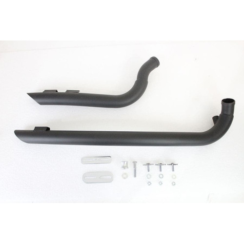 PartzBiz HD: 4401229-V-Twin 30-0008 Black Curved 2" Drag Pipes Exhaust Kit 07-17 Harley Softail FXST best new replacement upgrade loud straight pipe headers bolt on performance 2 inch springer custom bad boy night train deuce PartzBiz HD: 4401229-V-Twin 30-0008 Black Curved 2" Drag Pipes Exhaust Kit 07-17 Harley Softail FXST best new replacement upgrade loud straight pipe headers bolt on performance 2 inch springer custom bad boy night train deuce