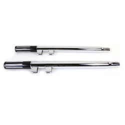 PartzBiz HD VT30-0658 - V-Twin 30-0658 Chrome Shotgun ส่วนต่อขยายท่อชุด Harley FLT Touring 95-16 PartzBiz HD VT30-0658 - V-Twin 30-0658 Chrome Shotgun ส่วนต่อขยายท่อชุด Harley FLT Touring 95-16