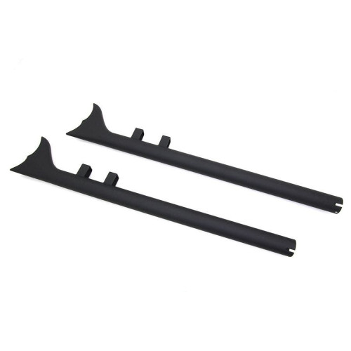 PartzBiz HD: 4401202-V-Twin 30-0783 Black 1-7/8" Fishtail Slip-On Mufflers 32" Long Harley FLT 95-16 PartzBiz HD: 4401202-V-Twin 30-0783 Black 1-7/8" Fishtail Slip-On Mufflers 32" Long Harley FLT 95-16