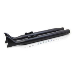 PartzBiz HD VT30-1391 - V-Twin 30-1391 ชุดท่อไอเสีย Fishtail Slip-On 3” Harley Road Glide M8 17-Up PartzBiz HD VT30-1391 - V-Twin 30-1391 ชุดท่อไอเสีย Fishtail Slip-On 3” Harley Road Glide M8 17-Up