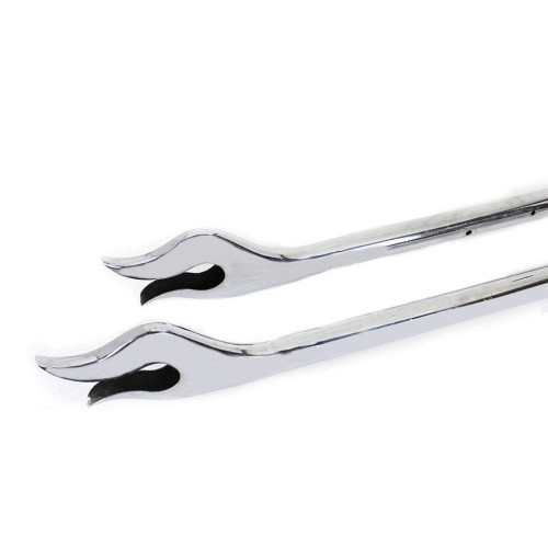 PartzBiz HD: 4401211-V-Twin 30-1433 Chrome 31" Flame Exhaust Pipe Extension Slip-On Harley Custom best New Upgrade Tips