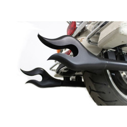 PartzBiz HD VT30-1436 - V-Twin 30-1436 สีดำ 36 ”Flame Exhaust Pipe Extension Slip-On Harley FLT 95-16 Tour Glide Road Glide Customเคล็ดลับการอัพเกรดใหม่ที่ดีที่สุด PartzBiz HD VT30-1436 - V-Twin 30-1436 สีดำ 36 ”Flame Exhaust Pipe Extension Slip-On Harley FLT 95-16 Tour Glide Road Glide Customเคล็ดลับการอัพเกรดใหม่ที่ดีที่สุด