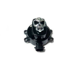 PartzBiz HD VT32-1440 - V-Twin 32-1440 สวิตช์จุดระเบิดหัวกะโหลกสีดำ/Chrome พร้อม 2 ปุ่ม 11-18 Harley FL FX PartzBiz HD VT32-1440 - V-Twin 32-1440 สวิตช์จุดระเบิดหัวกะโหลกสีดำ/Chrome พร้อม 2 ปุ่ม 11-18 Harley FL FX