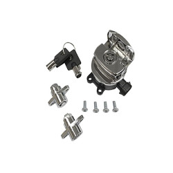 PartzBiz HD VT32-1444 - V-Twin 32-1444 ด้านข้างบานพับสวิตช์จุดระเบิด & กระเป๋าล็อค Chrome Harley FLHR 14-20 PartzBiz HD VT32-1444 - V-Twin 32-1444 ด้านข้างบานพับสวิตช์จุดระเบิด & กระเป๋าล็อค Chrome Harley FLHR 14-20