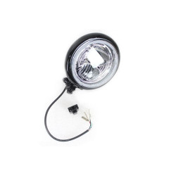 PartzBiz HD VT33-1771 - V-Twin 33-1771 5-3/4 ” ไฟหน้า LED สไตล์ Bates Chrome Harley และ Custom Universal PartzBiz HD VT33-1771 - V-Twin 33-1771 5-3/4 ” ไฟหน้า LED สไตล์ Bates Chrome Harley และ Custom Universal