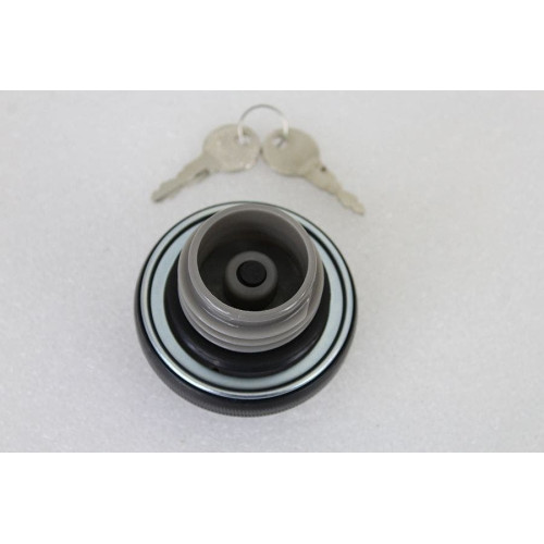 PartzBiz HD: 4401116-V-Twin 38-0667 Black Keyed Gas Cap Vented Skull w/ Key Lock Harley FX XL 96-Up dyna sportster custom bagger chopper motorcycle tank custom black best for Harley-Davidson M8 Softail