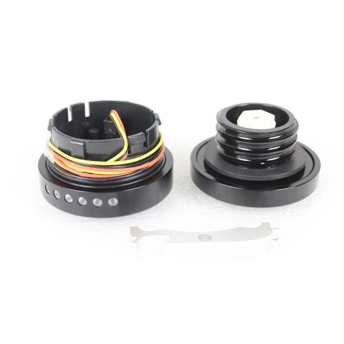PartzBiz HD: 4401083-V-Twin 38-0992 Black LED Smooth Style Fuel Gauge & Screw Cap Set Harley 96-17 PartzBiz HD: 4401083-V-Twin 38-0992 Black LED Smooth Style Fuel Gauge & Screw Cap Set Harley 96-17
