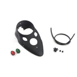 PartzBiz HD VT39-0898 - V-Twin 39-0898 Black Replica Cateye Dash Panel Harley EL FL WL 39-46 71270-39 custom bagger chopper motorcycle engine set stock custom black best for Harley-Davidson M8 Softail PartzBiz HD VT39-0898 - V-Twin 39-0898 Black Replica Cateye Dash Panel Harley EL FL WL 39-46 71270-39 custom bagger chopper motorcycle engine set stock custom black best for Harley-Davidson M8 Softail