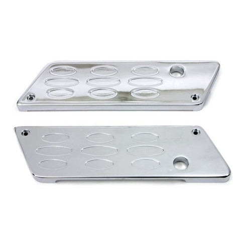 PartzBiz HD: 4401065-V-Twin 42-1128 Wyatt Gatling Louvered Saddlebag Latch Covers 93-13 Harley Davidson FLT Tour Road Glide Bagger Dresser Touring Custom Bike Motorcycle Chopper Bezel Trim Accent Upgrade Replacement Cover PartzBiz HD: 4401065-V-Twin 42-1128 Wyatt Gatling Louvered Saddlebag Latch Covers 93-13 Harley Davidson FLT Tour Road Glide Bagger Dresser Touring Custom Bike Motorcycle Chopper Bezel Trim Accent Upgrade Replacement Cover