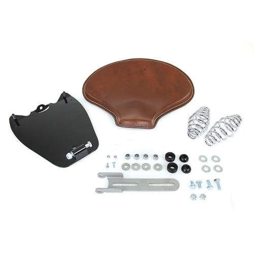 PartzBiz HD: 4401041-V-Twin 47-0190 Brown Leather Solo Seat Kit w/ 5" Springs Indian Scout 15-Up PartzBiz HD: 4401041-V-Twin 47-0190 Brown Leather Solo Seat Kit w/ 5" Springs Indian Scout 15-Up