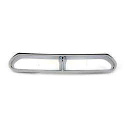 PartzBiz HD VT49-0826 - V-Twin 49-0826 Chrome Front Upper Fairing Air Duct Bezel Accent Trim 14-19 Harley Davidson Road Glide FLTR Custom Replacement Upgrade Chopper bike accessories
