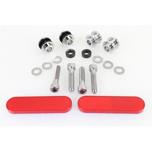PartzBiz HD: 4400972-V-Twin 50-1690 Chrome Docking Hardware Kit for Sissy Bars and Racks FL FX 18-Up custom bagger chopper motorcycle seat passenger comfort best for Harley-Davidson M8 Softail FLFB FLFBS FXBR FXBRS 52300376 PartzBiz HD: 4400972-V-Twin 50-1690 Chrome Docking Hardware Kit for Sissy Bars and Racks FL FX 18-Up custom bagger chopper motorcycle seat passenger comfort best for Harley-Davidson M8 Softail FLFB FLFBS FXBR FXBRS 52300376
