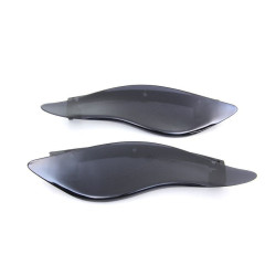 PartzBiz HD VT51-0421 - V-Twin 51-0421 Dark Smoke Fairing Wind Deflector Set 57000529 Harley FLH/X 14-Up bodywork wind shield deflector davidson electra road street glide king