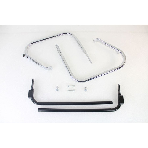PartzBiz HD: 4400981-V-Twin 51-1057 Chrome Rear Engine Bar Complete Set Harley FLH/T 09-13 Custom Bobber Chopper Custom Harley Extension Custom Harley chopper forward pegs highway PartzBiz HD: 4400981-V-Twin 51-1057 Chrome Rear Engine Bar Complete Set Harley FLH/T 09-13 Custom Bobber Chopper Custom Harley Extension Custom Harley chopper forward pegs highway