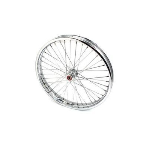 PartzBiz HD: 4400984-V-Twin 52-0173 Chrome 21" x 1.85" Front Chopper Style Spool Motorcycle Wheel Rim harley sportster dyna vintage custom bikes