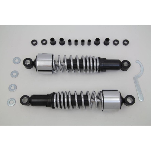 PartzBiz HD: 4400955-V-Twin 54-0780 Chrome 13" Adjustable Rear Shock Set Kit Harley Touring 95-Up PartzBiz HD: 4400955-V-Twin 54-0780 Chrome 13" Adjustable Rear Shock Set Kit Harley Touring 95-Up