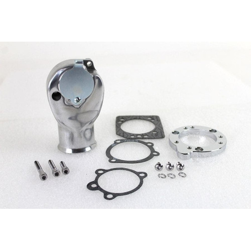PartzBiz HD: 4400920-V-Twin 34-0487 Polished Tourist Trophy Breather Snoot Carb Intake 88-07 Harley carburetor intake inlet cover PartzBiz HD: 4400920-V-Twin 34-0487 Polished Tourist Trophy Breather Snoot Carb Intake 88-07 Harley carburetor intake inlet cover