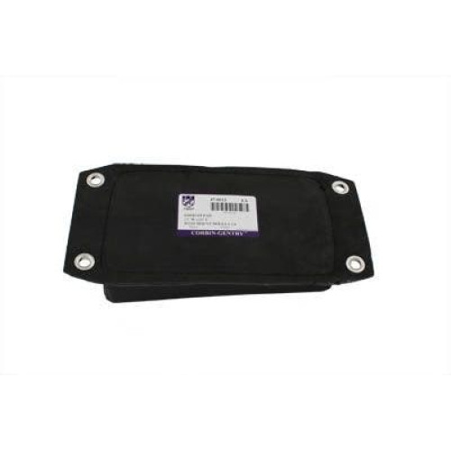PartzBiz HD: 4400891-V-Twin Rear Seat Pillion Pad Smooth Style 10 x 5 Harley & Custom Metric Chopper 