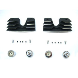 PartzBiz HD VT42-1153 - V-Twin Wrinkle Black Finned Spark Plug Head Bolt Covers Harley Twin Cam 99-17 | 42-1153 PartzBiz HD VT42-1153 - V-Twin Wrinkle Black Finned Spark Plug Head Bolt Covers Harley Twin Cam 99-17 | 42-1153