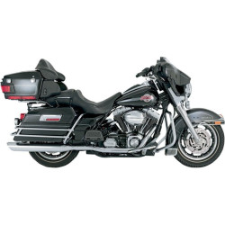 PartzBiz HD VH-16799 - Vance & Hines Chrome Dresser Duals for 95-08 Harley Touring FLHX FLHT FLTR | 16799