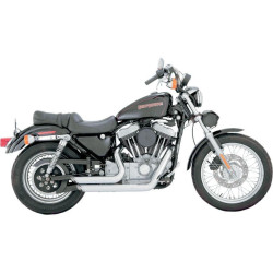 PartzBiz HD VH-17223 - Vance & Hines 17223 ท่อ Chrome Shortshots Staggered Harley Sportster XL 99-03