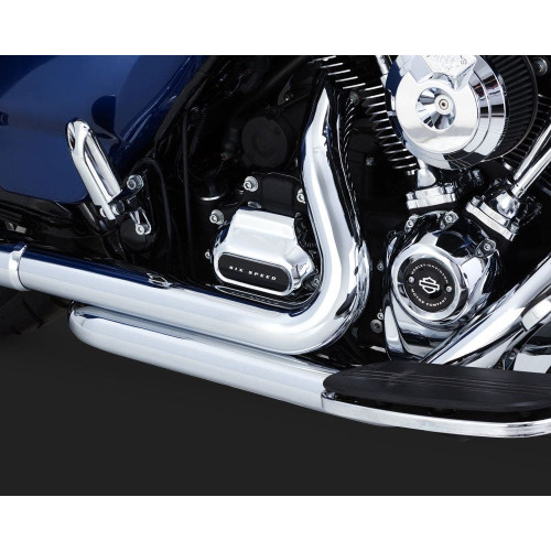 PartzBiz HD: 4400828-Vance & Hines 17651 ท่อ Chrome Dresser Dual Head สำหรับ Harley 17-Up Milwaukee M8 PartzBiz HD: 4400828-Vance & Hines 17651 ท่อ Chrome Dresser Dual Head สำหรับ Harley 17-Up Milwaukee M8