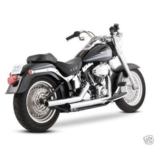 PartzBiz HD: 4400829-Vance & Hines Chrome Straightshots Exhaust for 86-11 Harley Softail FXST FLST | 17817 PartzBiz HD: 4400829-Vance & Hines Chrome Straightshots Exhaust for 86-11 Harley Softail FXST FLST | 17817