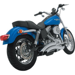 PartzBiz HD VH-26007 - Vance & Hines 26007 Chrome Big Radius 2-2 ระบบท่อไอเสีย 91-05 Harley Dyna FXD