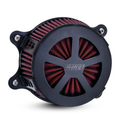 PartzBiz HD VH-41462 - Vance & Hines 41462 Black VO2 Radiant V Air Cleaner Harley Milwaukee 8 M8 FX FLH | 41462 PartzBiz HD VH-41462 - Vance & Hines 41462 Black VO2 Radiant V Air Cleaner Harley Milwaukee 8 M8 FX FLH | 41462