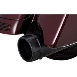 PartzBiz HD VH-46674 - Vance & Hines 46674 Black Torquer 450 ท่อสลิปออน 4.5 ” Harley FL M8 17-Up