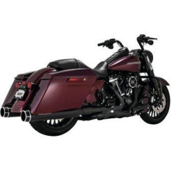 PartzBiz HD VH-46676 - Vance & Hines 46676 Contrast Torquer 450 Slip-Onท่อไอเสีย 4.5 Harley FL M8 17-Up