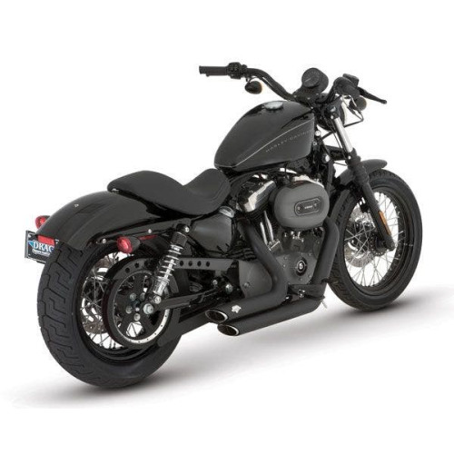 PartzBiz HD: 4400731-Vance & Hines 47219 Black Shortshots Staggered Exhaust Harley Sportster 04-13 XL PartzBiz HD: 4400731-Vance & Hines 47219 Black Shortshots Staggered Exhaust Harley Sportster 04-13 XL