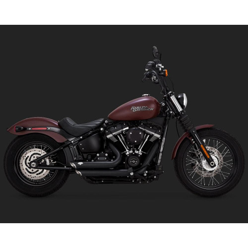 PartzBiz HD: 4400735-Vance & Hines 47233 Black ShortShots Staggered Exhaust Harley Softail 2018-Up M8 PartzBiz HD: 4400735-Vance & Hines 47233 Black ShortShots Staggered Exhaust Harley Softail 2018-Up M8