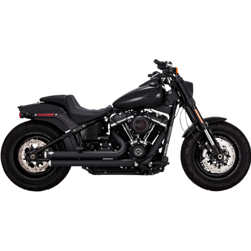 PartzBiz HD: 4400697-Vance & Hines 47339 Black Big Shots Staggered 2-2 Exhaust for Harley Softail 86-17 | 47339 PartzBiz HD: 4400697-Vance & Hines 47339 Black Big Shots Staggered 2-2 Exhaust for Harley Softail 86-17 | 47339