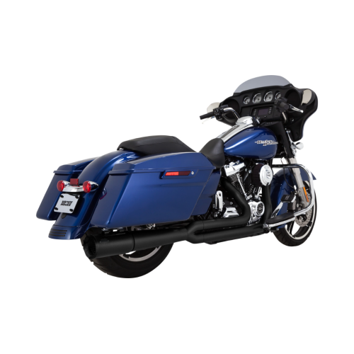 PartzBiz HD: 4400700-Vance & Hines 47383 Black Pro Pipe 2 into 1 Exhaust for Harley Touring FL 17-22 | 47383 PartzBiz HD: 4400700-Vance & Hines 47383 Black Pro Pipe 2 into 1 Exhaust for Harley Touring FL 17-22 | 47383