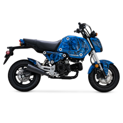 PartzBiz HD VH-48237 - Vance & Hines 48237 ท่อสลิปออน Upsweep สีดำ Honda Grom MSX125 22-Up