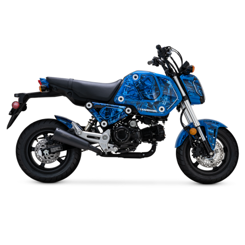 PartzBiz HD: 4400705-Vance & Hines 48237 Black Upsweep Slip-On Muffler Honda Grom MSX125 22-Up PartzBiz HD: 4400705-Vance & Hines 48237 Black Upsweep Slip-On Muffler Honda Grom MSX125 22-Up