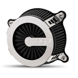 PartzBiz HD VH-70355 - Vance & Hines 70355 Chrome VO2 Cage Fighter Air Intake Harley Twin Cam TBW 08-17 | 70355 PartzBiz HD VH-70355 - Vance & Hines 70355 Chrome VO2 Cage Fighter Air Intake Harley Twin Cam TBW 08-17 | 70355