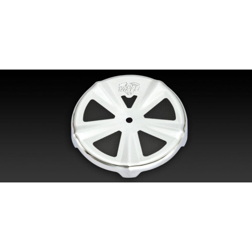 PartzBiz HD: 4400690-Vance & Hines Chrome 'Skullcap Crown' Air Cleaner Cover for Harley | 71017 PartzBiz HD: 4400690-Vance & Hines Chrome 'Skullcap Crown' Air Cleaner Cover for Harley | 71017