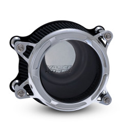 PartzBiz HD VH-71077 - Vance & Hines 71077 Chrome Stage 1 VO2 Insight เครื่องฟอกอากาศ Harley Milwaukee 8 M8 | 71077 PartzBiz HD VH-71077 - Vance & Hines 71077 Chrome Stage 1 VO2 Insight เครื่องฟอกอากาศ Harley Milwaukee 8 M8 | 71077