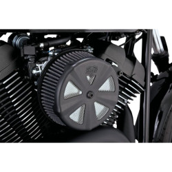 PartzBiz HD VH-71019 - Vance & Hines ผ้าคลุมกรองอากาศ 'Skullcap Crown' สีดำสำหรับ Harley 71019 DS10101052 PartzBiz HD VH-71019 - Vance & Hines ผ้าคลุมกรองอากาศ 'Skullcap Crown' สีดำสำหรับ Harley 71019 DS10101052