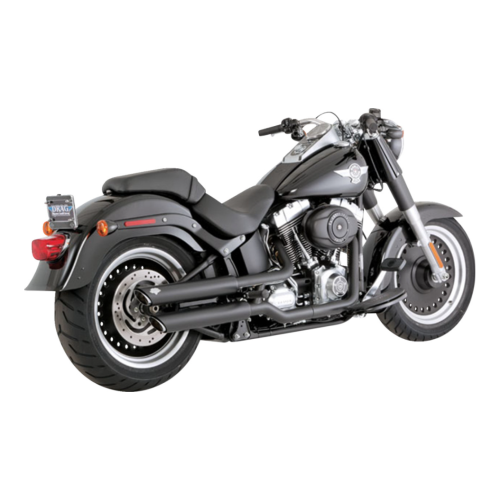 PartzBiz HD: 4400620-Vance Hines Black Twin Slash Round 3" Slip On Mufflers Harley 10-17 FLSTFI | 46843 VH-46343;46343;1801-1529;18011529; Performance Tune Exhaust PartzBiz HD: 4400620-Vance Hines Black Twin Slash Round 3" Slip On Mufflers Harley 10-17 FLSTFI | 46843 VH-46343;46343;1801-1529;18011529; Performance Tune Exhaust