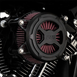 PartzBiz HD VH-40366 - Vance & Hines 40366 Black VO2 Cage Fighter Air Intake Harley Milwaukee 8 M8 FL FX | 40366 PartzBiz HD VH-40366 - Vance & Hines 40366 Black VO2 Cage Fighter Air Intake Harley Milwaukee 8 M8 FL FX | 40366