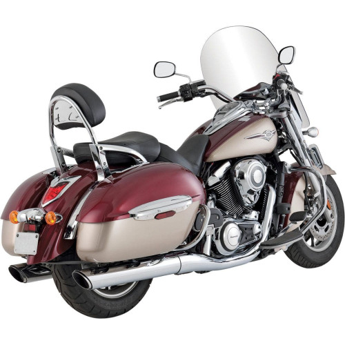 PartzBiz HD: 4400595-Vance & Hines Chrome Twin Slash Round Slip Ons Kawasaki Voyager Nomad Vaquero - 18371 PartzBiz HD: 4400595-Vance & Hines Chrome Twin Slash Round Slip Ons Kawasaki Voyager Nomad Vaquero - 18371