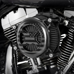 PartzBiz HD VH-42341FG - Vance & Hines 42341FG สีดำ VO2 America Billet Air Intake Cleaner Harley Twin Cam 00-17 | 42341FG PartzBiz HD VH-42341FG - Vance & Hines 42341FG สีดำ VO2 America Billet Air Intake Cleaner Harley Twin Cam 00-17 | 42341FG
