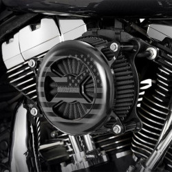 PartzBiz HD VH-42343FG - Vance & Hines VO2 America เครื่องฟอกอากาศ 42041FG Harley Twin Cam 99-17