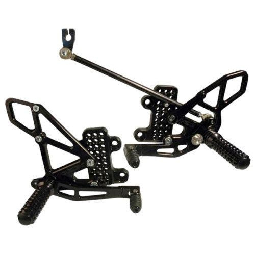 PartzBiz HD: 4400557-Vortex RS265K Black Adjustable Rearsets V2 Foot Pegs 2007 - 2018 CBR600RR 1623-0121 16230121 PartzBiz HD: 4400557-Vortex RS265K Black Adjustable Rearsets V2 Foot Pegs 2007 - 2018 CBR600RR 1623-0121 16230121